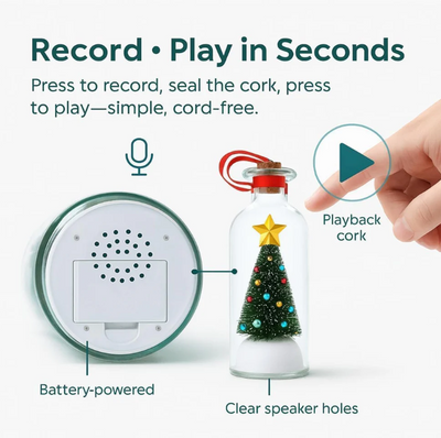 Voice Time Capsule Christmas Tree